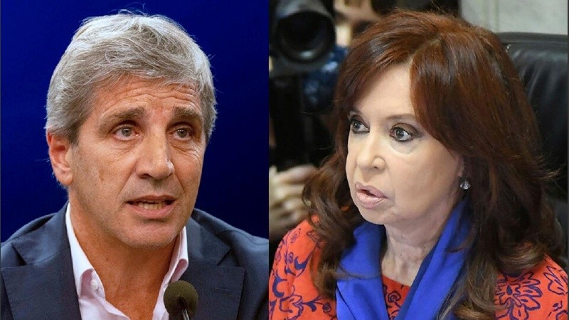 Luis Caputo y Cristina Kirchner protagonizaron un fuerte cruce en redes sociales.