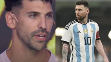 Gonzalo, el participante de "Los 8 escalones" que chocó a Lionel Messi.