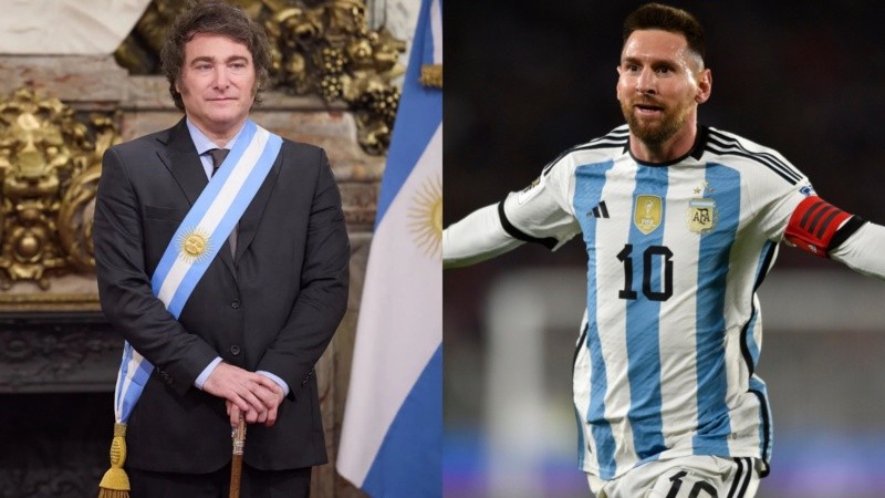 Milei se deshizo en elogios hacia Messi.