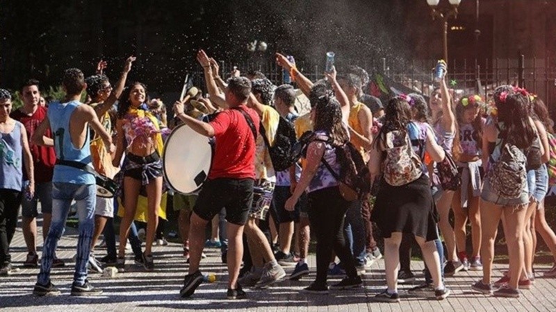 Los estudiantes de otros años en su último primer día de clases.