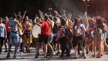 Los estudiantes de otros años en su último primer día de clases.