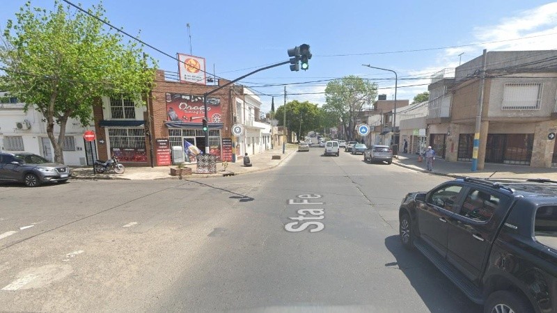 La esquina de Santa Fe y Paraná.