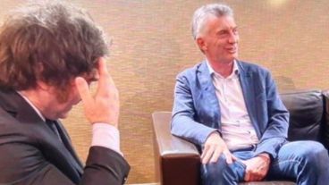 El último encuentro fotografiado entre Macri y Milei.