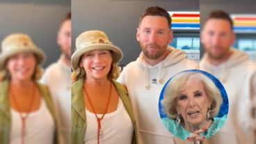 Lionel Messi, junto a Marcela Tinayre, grabaron un especial mensaje para Mirtha Legrand en su cumpleaños.