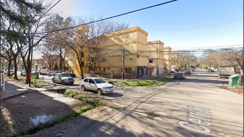 La esquina de Cerrito y Teniente Agneta, en el oeste rosarino.