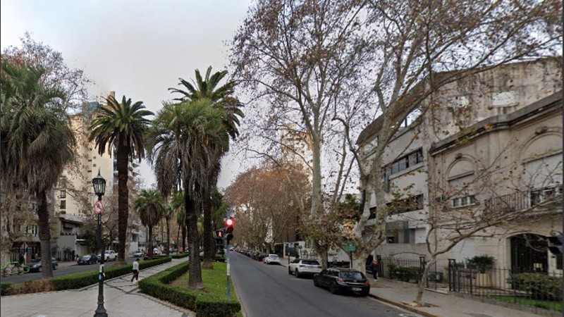 La esquina donde tuvieron lugar las detenciones.