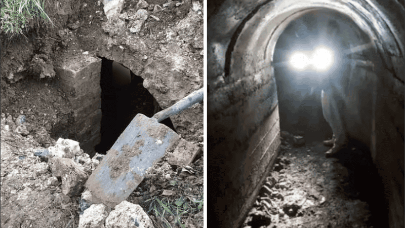 El lugar tiene unos 50 metros de largo.