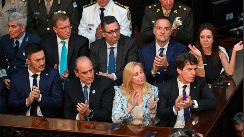 Salvo la canciller Diana Mondino, se hizo presente la totalidad del gabinete