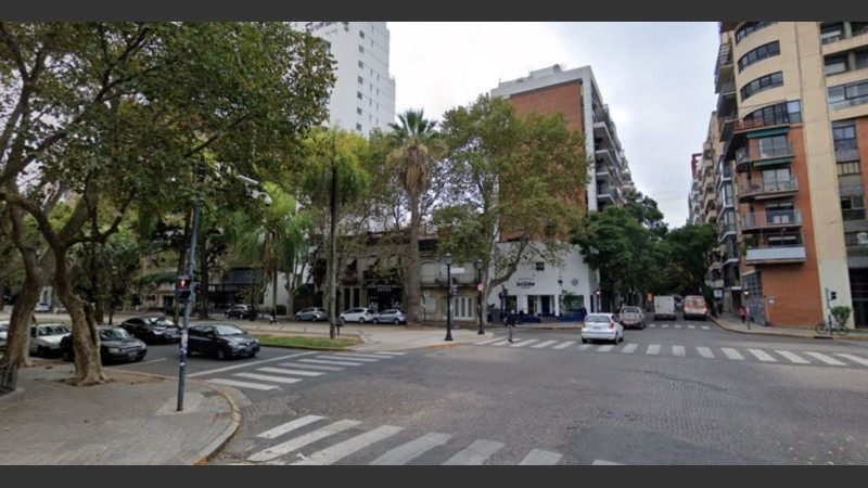 La esquina donde ocurrió el asesinato el año pasado.