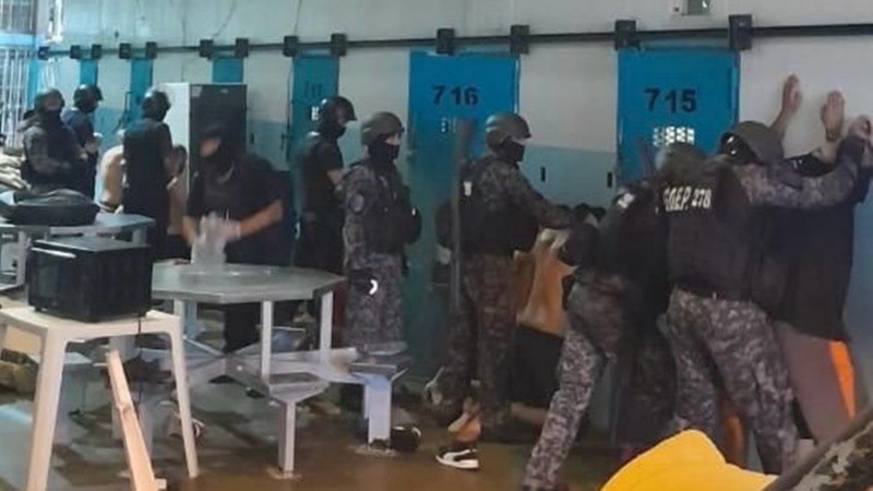 La requisa en el penal de Piñero.