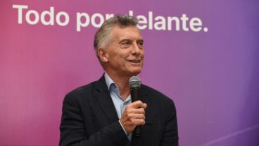 Macri en Rosario junto al gobernador Pullaro.