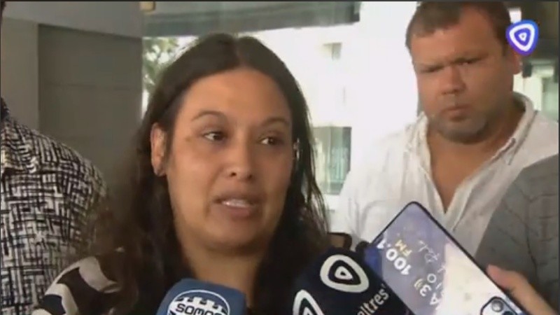 Cintia, la esposa de Diego Alejandro Celentano.