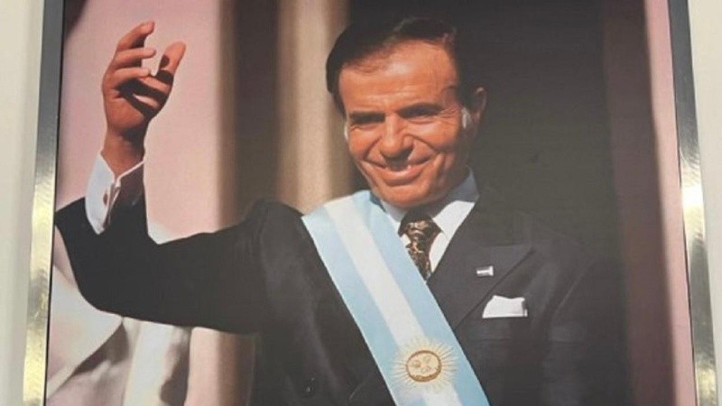 La imagen de Carlos Menem en el 