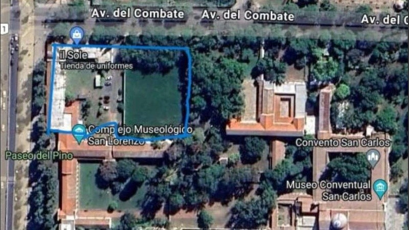 Ubicación estratégica para el shopping que pide pista en San Lorenzo