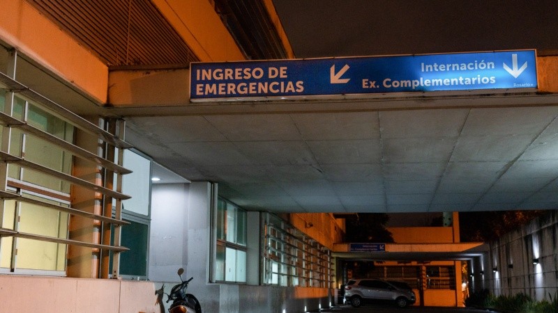 El herido de bala fue trasladado al Heca.