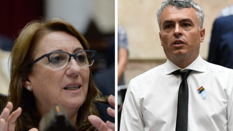 Los diputados Fein y Paulón.