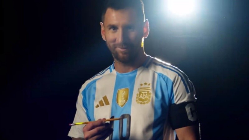 Messi, principal modelo del lanzamiento.