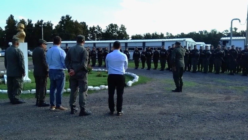 La llegada de los federales de refuerzo a Rosario, este miércoles