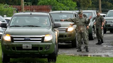 Las camionetas cuatro por cuatro que estarán a disposición de las fuerzas federales.