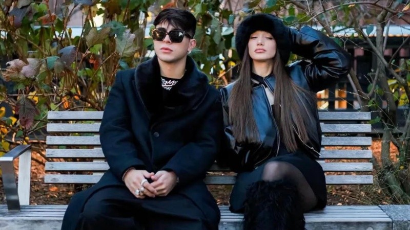 Rusherking y Ángela Torres durante un viaje a Nueva York.