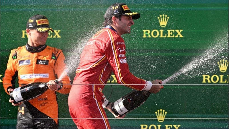 Sainz se quedó con el Gran Premio de Australia.
