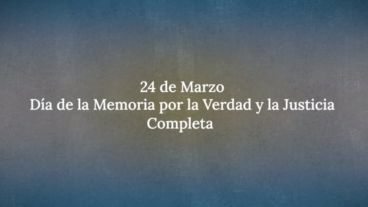 La Casa Rosada compartió su mensaje por el 24 de marzo, el primero con el libertario Javier Milei al frente del Ejecutivo nacional.
