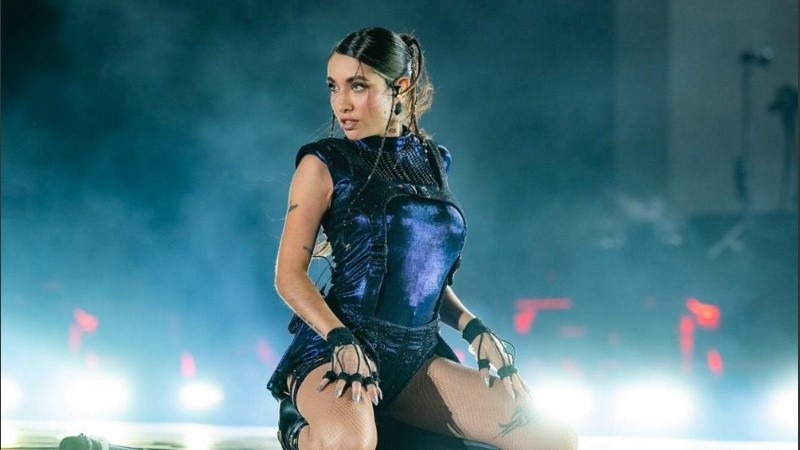 La cantante María Becerra.