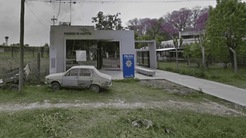 La subcomisaría donde estaban alojados los presos.