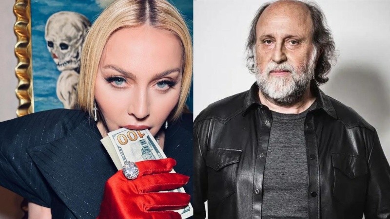 Madonna y Daniel Grinbank.