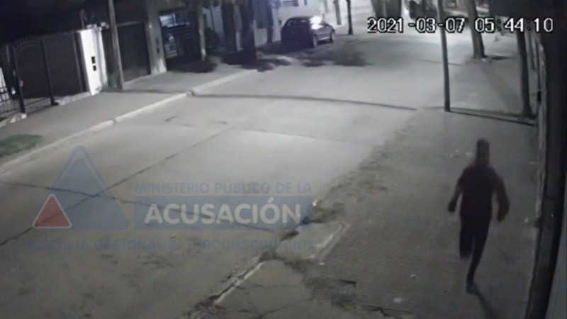 Imágenes de la secuencia de persecución en las calles de zona sur.