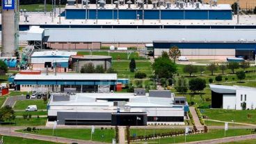 La planta estuvo parada en el arranque del año