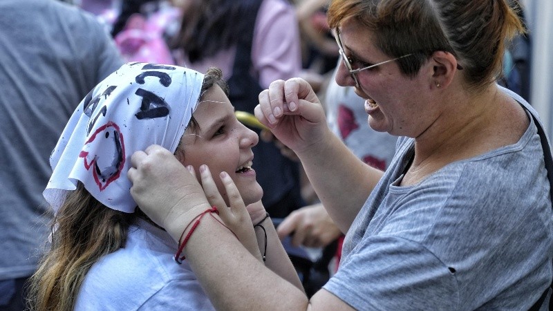 Diferentes generaciones salieron otro año a la calle a decir 