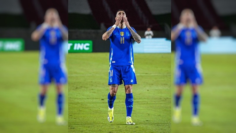 El futbolista rosarino Ángel Di María.