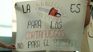 El reclamo de los trabajadores de Parque Islas de Santa Fe.