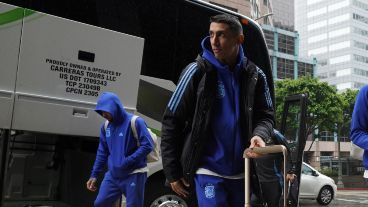 Di María vivió todo el proceso de la amenaza durante la gira con la selección en Estados Unidos