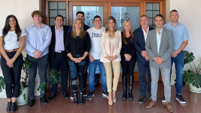 Romina Diez encabezó la presentación en Santa Fe.