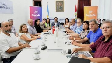 La mesa paritaria este lunes, en Santa Fe.