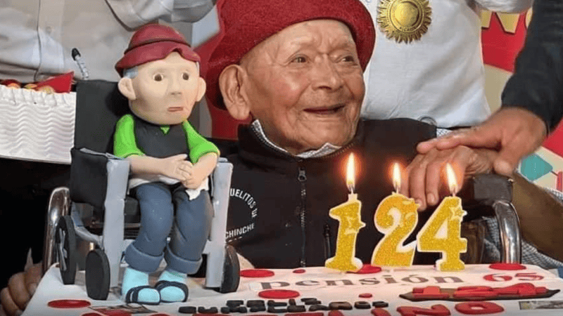 Las autoridades están ayudando a Marcelino a solicitar el récord mundial Guinness como el hombre más viejo del mundo.