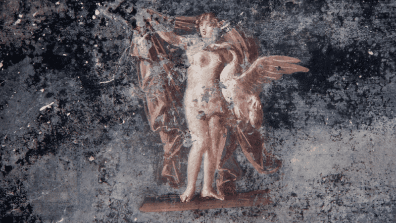 Se trata de uno de los muchos tesoros enterrados encontrados en la antigua ciudad italiana.