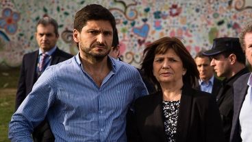 Pullaro junto a Bullrich (Foto archivo)