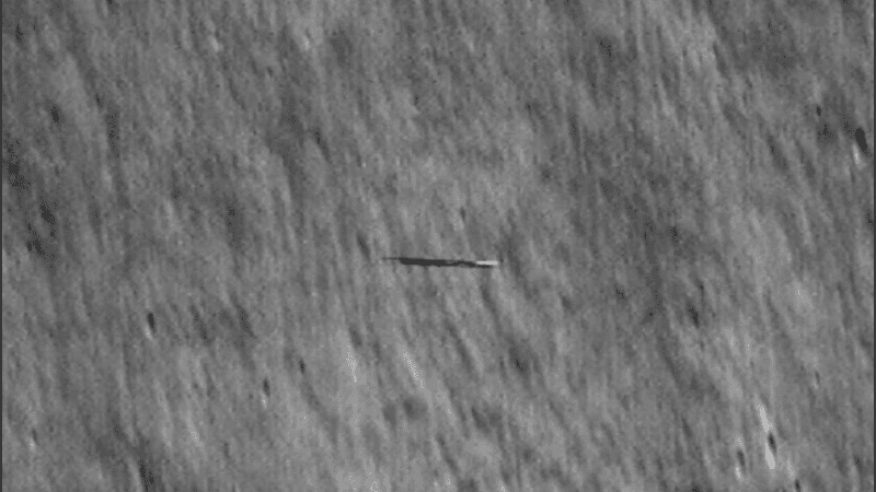 El LRO de la Nasa tuvo tres oportunidades para tomar fotografías de Danuri durante sobrevuelos cercanos.