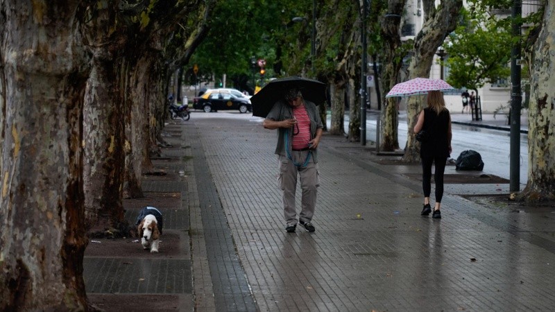La lluvia se intensificará durante la noche del sábado.