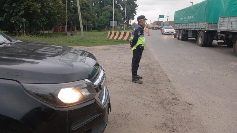 Uno de los puntos de control de la APSV sobre la ruta.