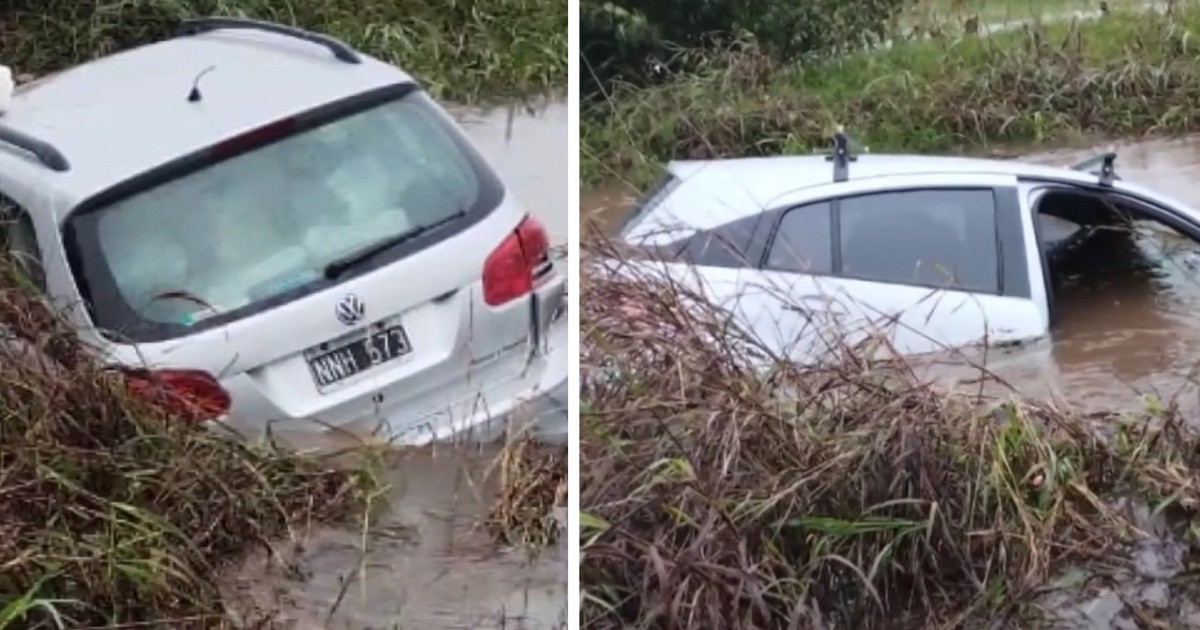 Ruta 33: fuerte choque entre dos autos que terminaron en una zanja y ...