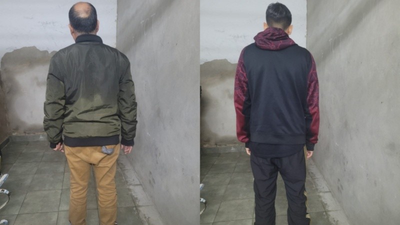 Los dos acusados por robos en Funes.