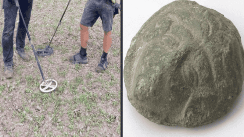 La pieza es una aleación de bronce con un alto contenido de plomo.