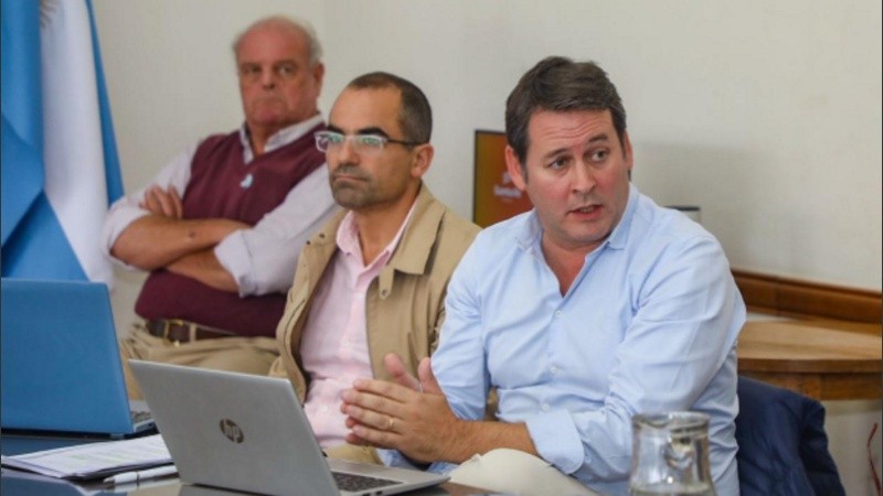 La mesa de trabajo, encabezada por el secretario de Agricultura y Ganadería de la cartera productiva, Ignacio Mántaras.