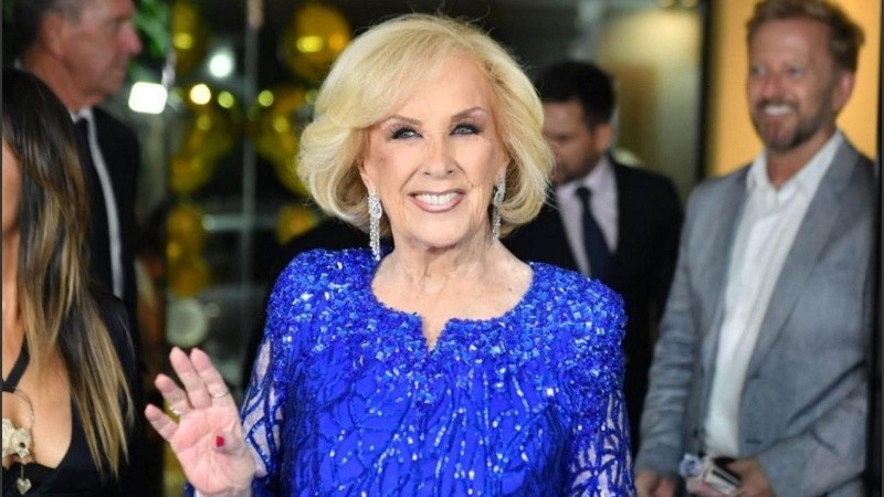 La conductora Mirtha Legrand.