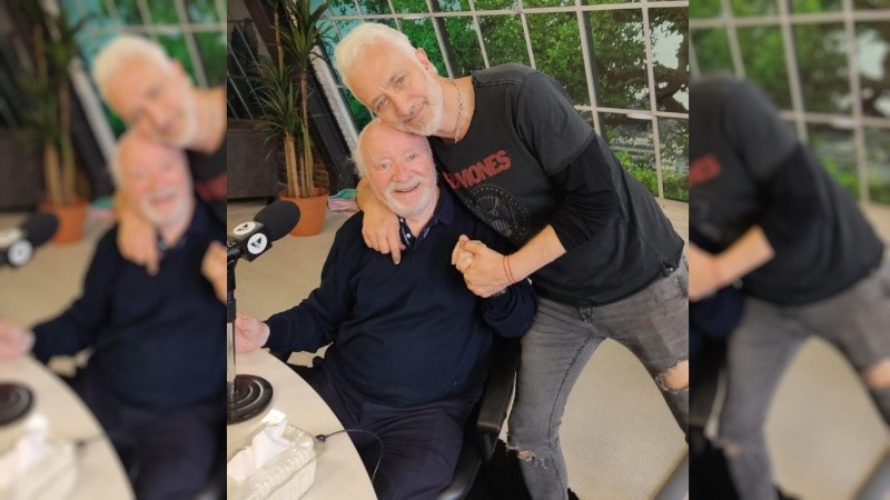 Una de las fotos que eligió Andy Kusnetzoff para recordar a su papá. Juan Carlos.