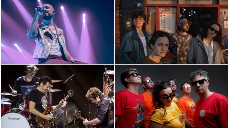 Abel Pintos, Isla Mujeres, Divididos y Los Raviolis.